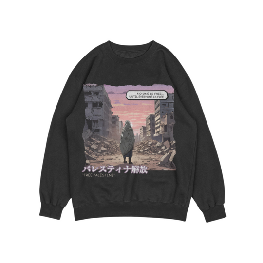 Vintage Sweatshirt - Anime Palestine