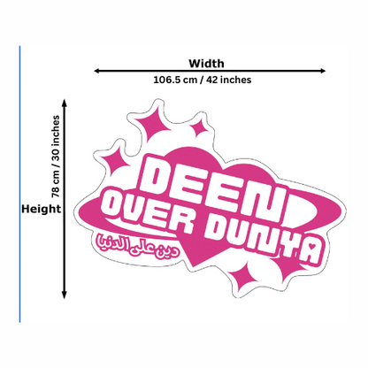 Rug (Pink) Deen Over Dunya